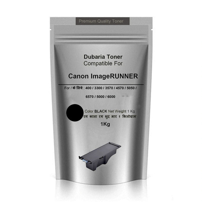 Dubaria Toner Powder For Use In Canon imageRUNNER iR Series Copier Printers - 1 KG Pouch
