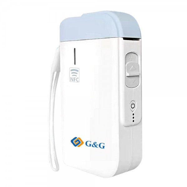 G&G Portable Label Direct Thermal Printer GG-AT-110HW-WT (USB + NFC + Bluetooth)