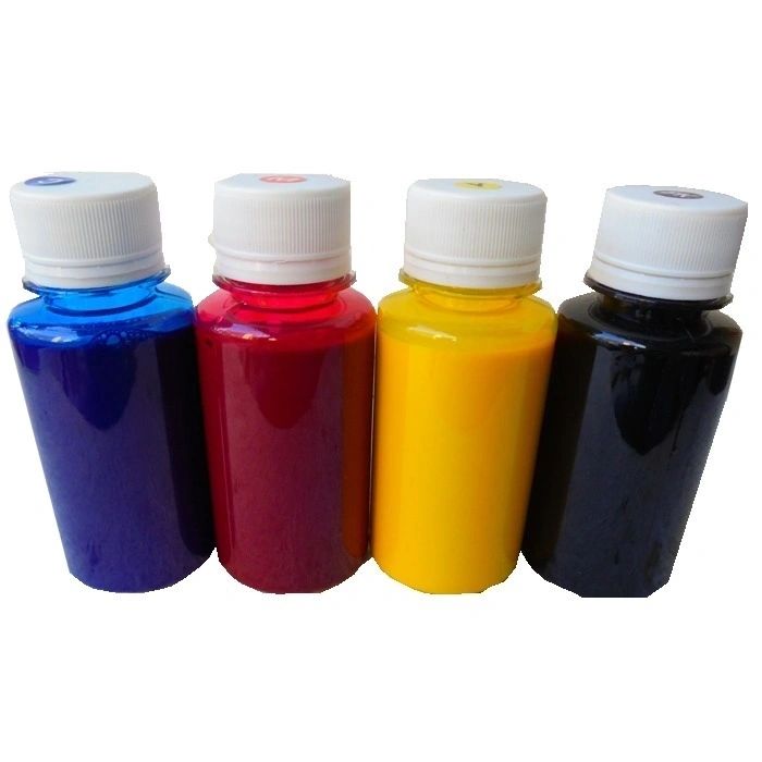Dubaria Refill Ink For Use In Epson CISS, Printers & InkJet Cartridges - Cyan, Magenta, Yellow & Black - 100 ML Each Bottle
