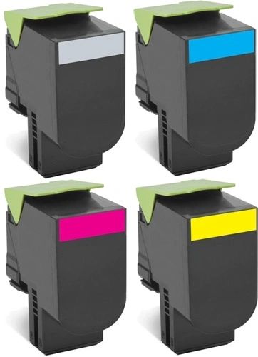 Dubaria Compatible Toner Cartridges Replacement For Lexmark CS310, CS410, CS510 Printers - Combo Value Pack