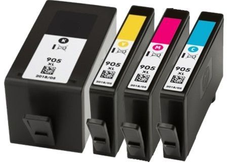 StarInk 905 XL Ink Cartridge Compatible For HP 905 XL (909) Ink Cartridge For Use In HP Pro 6950, 6956, 6960, 6970 Printers - Cyan, Magenta, Yellow & Black - Combo Value Pack