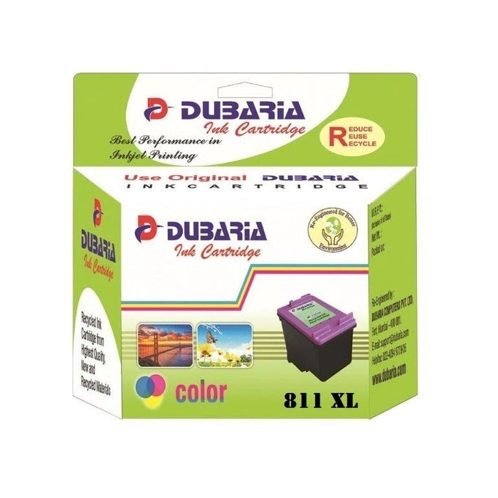 Dubaria 811 XL Tricolour Ink Cartridge For Canon 811XL Tricolour Ink Cartridge