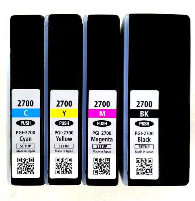 Dubaria 2700 XL Ink Cartridges Compatible For Canon PGI 2700 XL Ink Cartridge Combo For Use In Canon Maxify IB 4080, IB 4070, IB 4170, MB 5070, MB 5080, MB 5370, MB 5470, MB 4075, MB 5170 Printer All Four Cartridge - Combo Value Pack