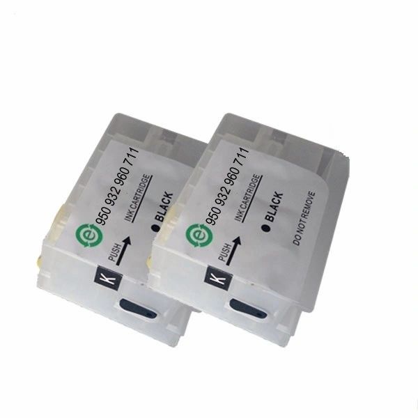 Dubaria Empty Refillable Cartridge For HP 3610 / 3620 Printers Compatible With HP 960 Black Ink Cartridge - Pack of 2