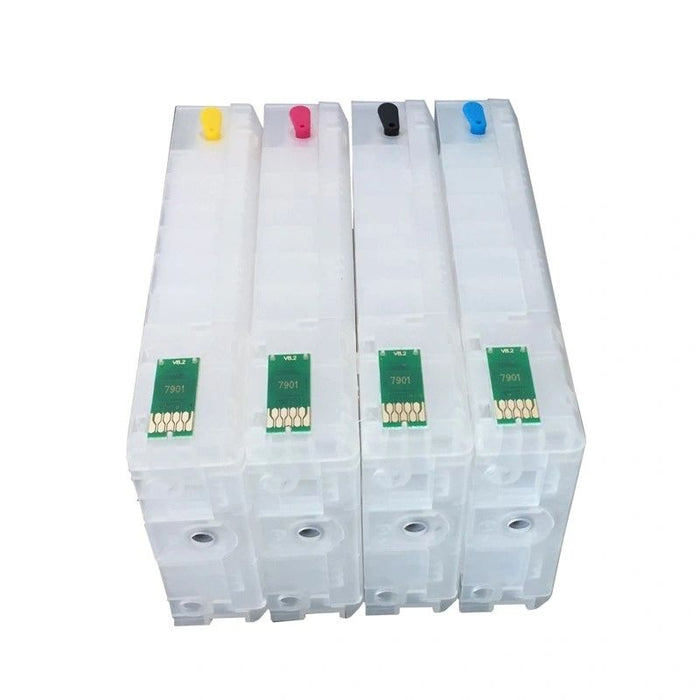 Dubaria Empty Refillable Cartridge For Epson WF 4011 / 4511 / 4521 Printers Compatible With Epson T6771 / T6772 / T6773 / T6774