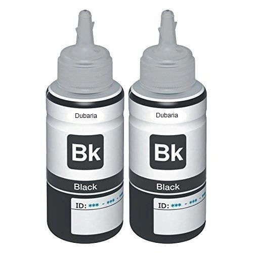Dubaria Refill Ink For Use In Epson M100, M200 Printers - Black Refill Ink 100 ML Bottle - Pack of 2