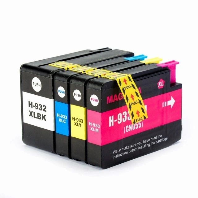 Dubaria 932 XL & 933 XL Combo Ink Cartridge For HP 932 XL & 933 XL Ink Cartridges Combo For Use In HP OfficeJet Pro 6100, 6600, 6700, 7110, 7612, 7610, 7510, 7512 Printers