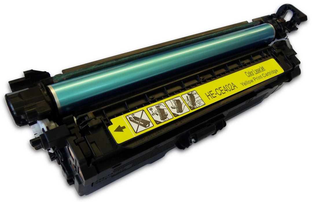 Dubaria Toner Cartridge Compatible For CE402A Yellow Toner Cartridge Use In HP Laserjet Enterprise 500 Color M551n / M551dn / M551xh / MFPM575dn / M575fw Printers