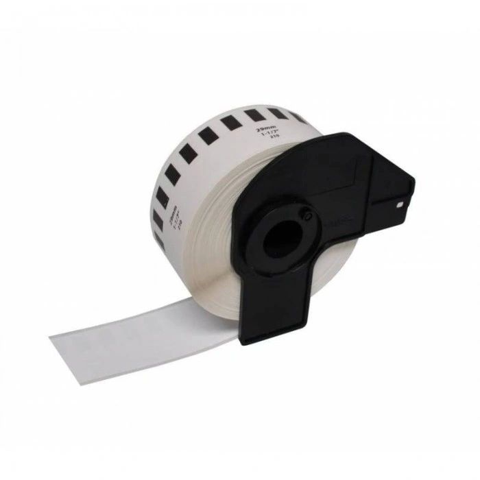 Dubaria Compatible Thermal Roll For Brother DK-2210 Compatible 1-1/7" x 100' (29mm x 30.48M) Continuous White Label
