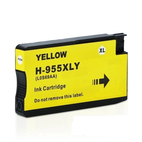 StarInk 955 XL Yellow Ink Cartridge Compatible For HP 955 XL Yellow Ink Cartridge For Use In HP OfficeJet Pro 7740, 8210, 8216, 8700, 8710, 8715, 8716, 8717, 8720, 8725, 8727, 8730, 8740, 8745 All-in-One Printer, HP OfficeJet Managed MFP P27724dw Printer