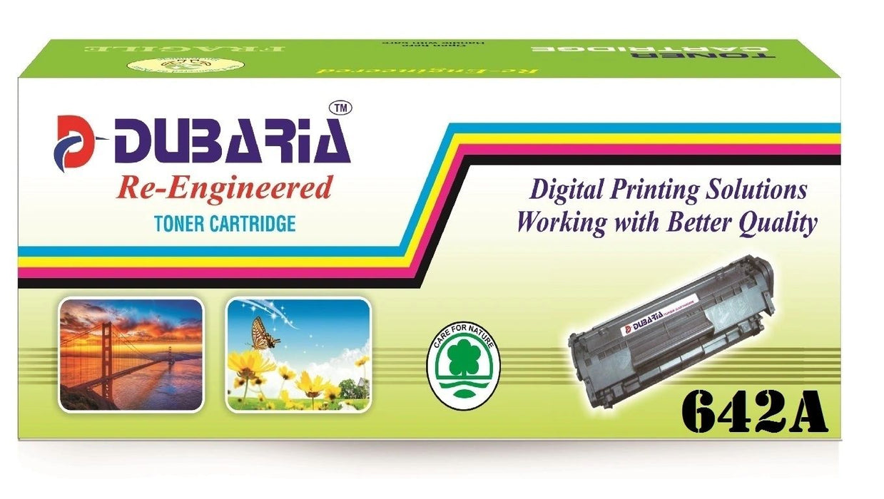 Dubaria 642A Compatible For HP 642A Black Toner Cartridge / HP CB400A Black Toner Cartridge For HP Color LaserJet CP4005, CP4005dn,