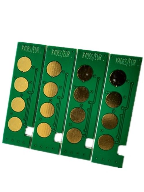 Dubaria Toner Reset Chip For Samsung 406 Toner Cartridges For Use In CLX-3300, CLX-3305, CLX-3305FN, CLX-3305FW, CLX-3305W, SL-C460FW, Xpress C460FW, Xpress C460W, CLP-360, CLP-365, CLP-365W, SL-C410W, Xpress C410FW, Xpress C410W - Combo Of 4 Chips