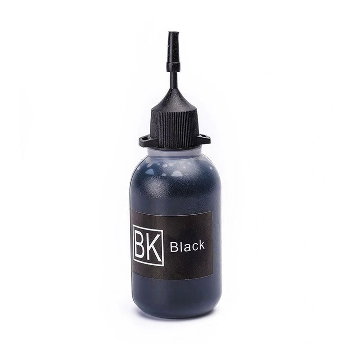 Dubaria Dye Refill Ink For Use In HP 803 Black & 803 TriColor Ink Cartridges - 30 ML Each Bottle