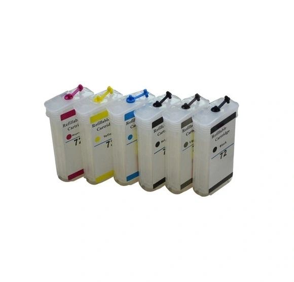 Dubaria Empty Refillable Cartridge For HP Z 5400 Printers Compatible With HP 70 All 6 Colors