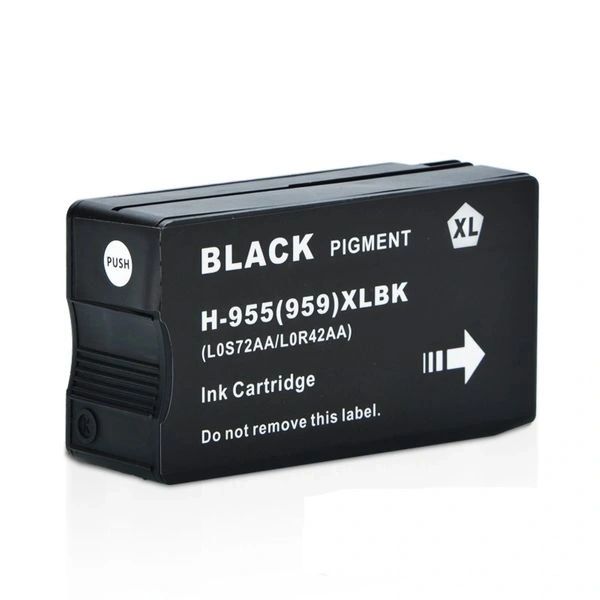 StarInk 955 XL Black Ink Cartridge Compatible For HP 955 XL (959) Black Ink Cartridge For Use In HP OfficeJet Pro 7740, 8210, 8216, 8700, 8710, 8715, 8716, 8717, 8720, 8725, 8727, 8730, 8740, 8745 All-in-One Printer, HP OfficeJet Managed MFP P27724dw