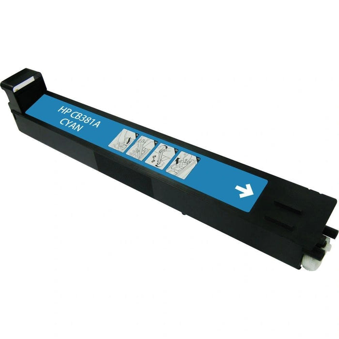 Dubaria CB381A Toner Cartridge Compatible For CB381A Cyan Toner Cartridge For Use In HP Color LaserJet 4025/4525/5220 Color Series Printers
