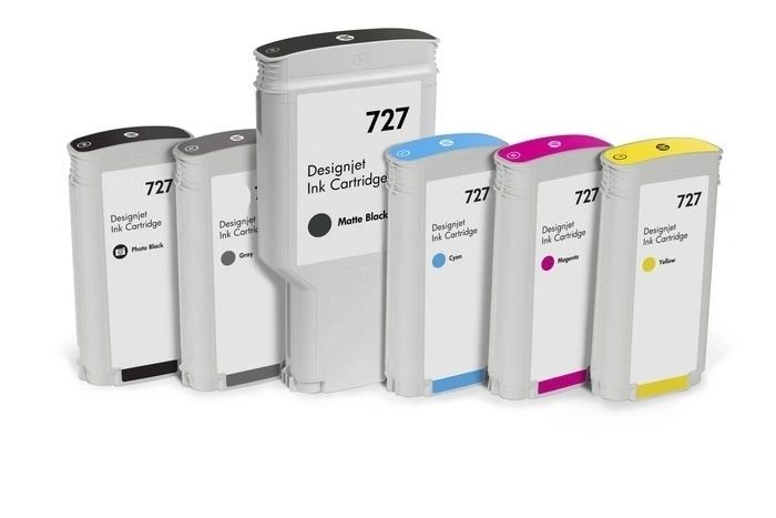 Dubaria 727 Ink Cartridge Compatible For HP 727 Ink Cartridges For Use In HP DesignJet T1500 ePrinter, T1500 PostScript ePrinter, T2500 eMultifunction Printer, T2500 PostScript eMultifunction Printer, T920 ePrinter, T920 PostScript ePrinter Printers