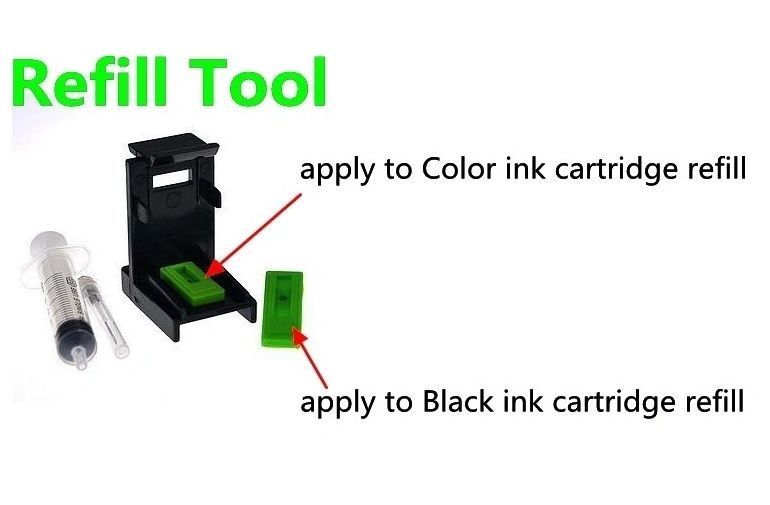 How to refill a HP 56 ink cartridge 