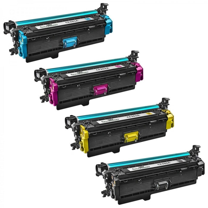 Dubaria 647A & 648A Toner Cartridge Bundle Combo Compatible For HP 647A & 648A - CE260A, CE261A, CE262A, CE263A For HP CP4025dn, CP4025n, CP4520, CP4525dn, CP4525n, CP4525xh Printers
