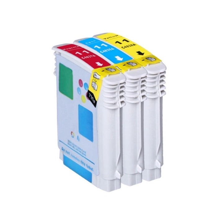 Dubaria 10 & 11 Ink Cartridges Compatible For HP 10 & 11 Ink Cartridges For Use In HP 70 / 100 / 110 / 500 / 800 / 815 / K850 / 1000 / 1100 / 1200 / 1300 / 1700 / 2000 / 2230 / 2250 / 2280 / 2300 / 2600 / 2800 / 3000 / 9110 / 9120 / 9130 Printers