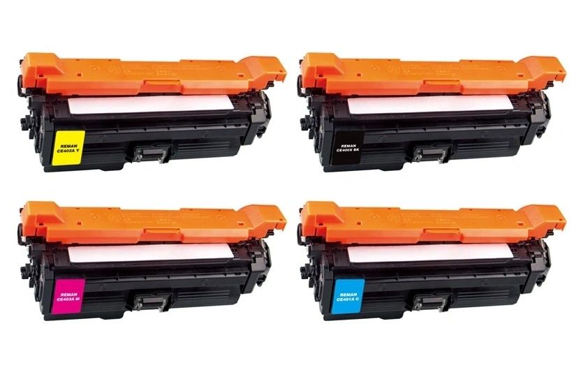 Dubaria 507A Toner Cartridge Bundle Combo Compatible For HP 507A - CE400A, CE401A, CE402A, CE403A Color LaserJet M551xh / M551n / M551dn / M575f / M575dn Printers