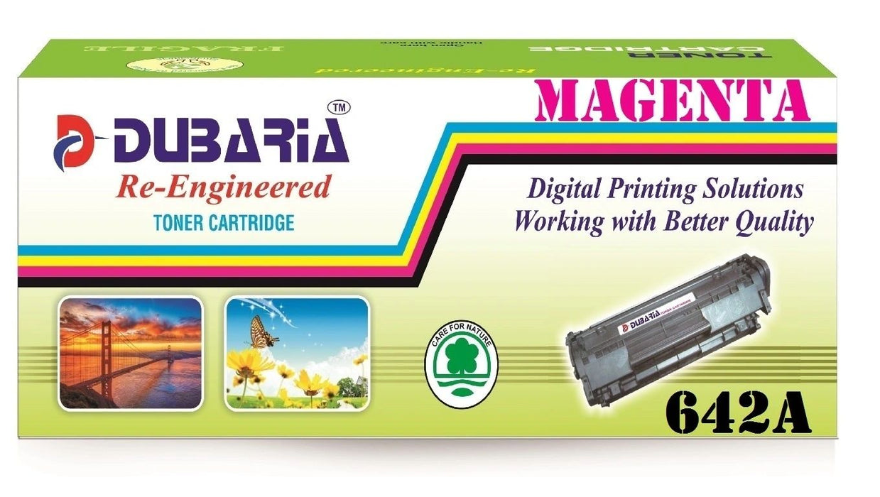 Dubaria 642A Compatible For HP 642A Magenta Toner Cartridge / HP CB403A Magenta Toner Cartridge HP Color LaserJet CP4005, CP4005dn,