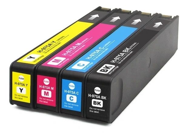 Dubaria 975 Ink Cartridges Replacement For HP 975 Ink Cartridges For Use In HP PageWide 352dw / 377dw / 377dn / 452dw / 452dn / 477dn / 477dw / 552dw / 577z / 577dw, HP PageWide Managed P55250dw / P57750dw Printers