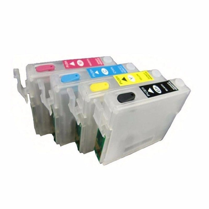 Dubaria Empty Refillable Cartridge For Use In ME Office 82WD, 85ND, 900WD, 940FW, 960FWD, WP-7011, WP-7018, WP-7511, WF-7521, WF-3011, WF-3521, WF-3531, WF-3541 Printers Compatible With Epson T1431 / 32 / 33 / 34