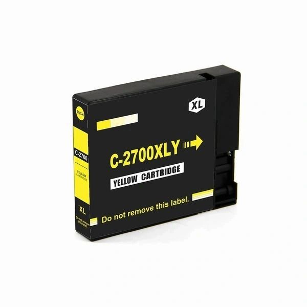 StarInk 2700 XL Yellow Ink Cartridge Compatible For Canon PGI 2700 XL Yellow Ink Cartridge For Use In Canon Maxify IB 4080, IB 4070, IB 4170, MB 5070, MB 5080, MB 5370, MB 5470, MB 4075, MB 5170 Printer