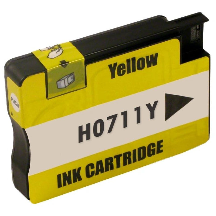 Dubaria 711 Yellow Ink Cartridge Repalcement For HP 711 Yellow Ink Cartridge For Use In DesignJet T120 24" ePrinter, DesignJet T520 24", ePrinter DesignJet T520 36" ePrinter